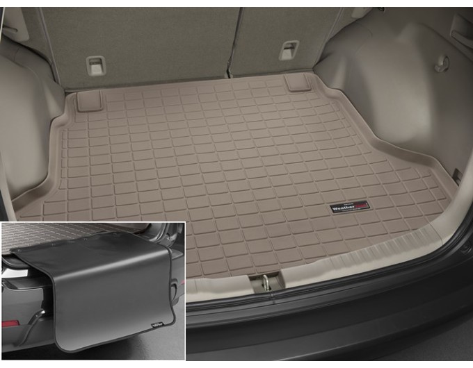 Коврик с защитой WeatherTech Beige для Honda CR-V (mkIV)(trunk behind 2 row) 2012-2016, цена: 11 853 грн.