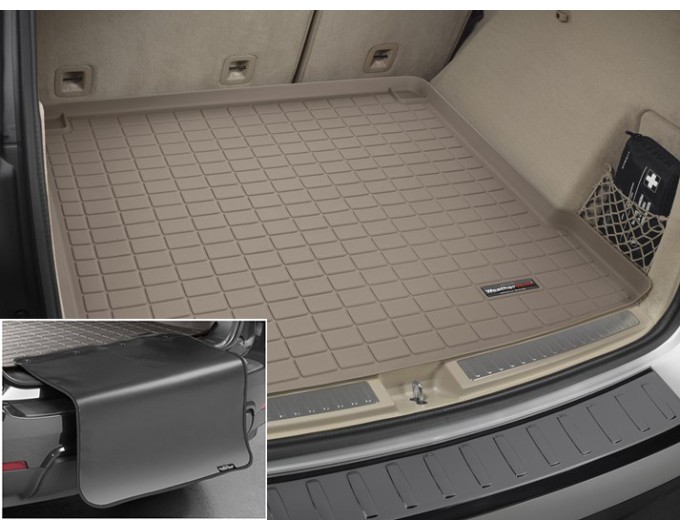 Коврик с защитой WeatherTech Beige для Mercedes-Benz GLE/ML-Class (W166)(not hybrid)(trunk behind 2 row) 2011-2019, цена: 13 012 грн.