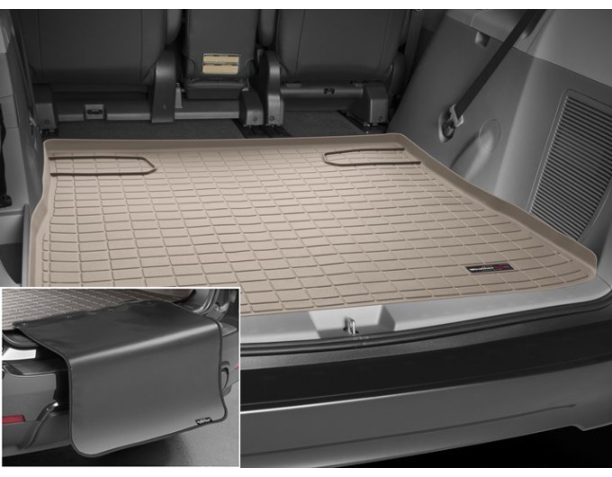 Коврик с защитой WeatherTech Beige для Toyota Sienna (mkIII)(trunk behind 2 rows) 2010-2020, цена: 13 012 грн.