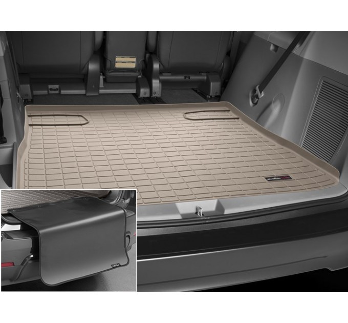 Коврик с защитой WeatherTech Beige для Toyota Sienna (mkIII)(trunk behind 2 rows) 2010-2020, цена: 12 209 грн.