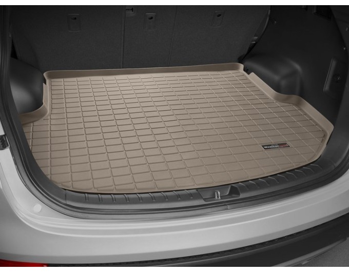 Коврик WeatherTech Beige для Hyundai Santa Fe (mkIII)(2 rows)(trunk behind 2 row) 2013-2018, цена: 7 290 грн.