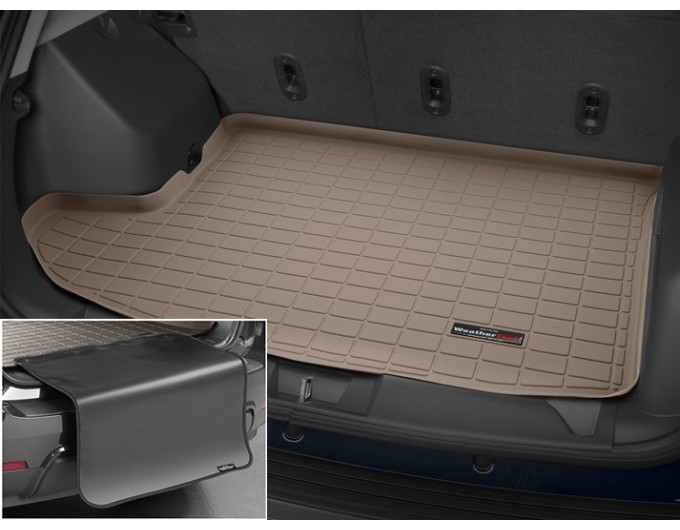 Коврик с защитой WeatherTech Beige для Jeep Compass / Patriot (mkI)(trunk) 2007-2017, цена: 11 853 грн.