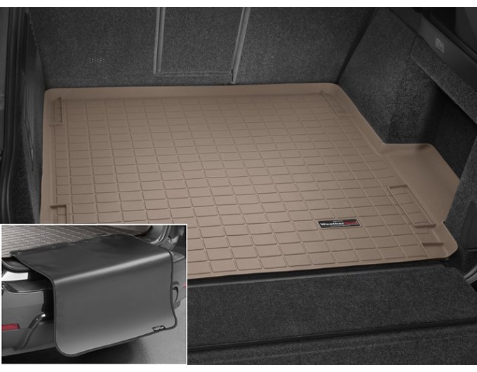 Коврик с защитой WeatherTech Beige для Land Rover Range Rover (mkIV)(not PHEV)(trunk behind 2 row) 2012-2021, цена: 13 012 грн.