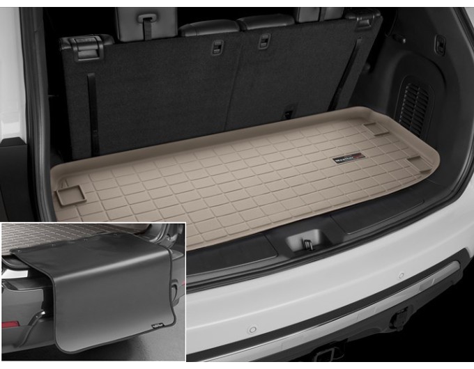 Коврик с защитой WeatherTech Beige для Nissan Pathfinder (mkIV); Infiniti QX60 / JX (mkI)(trunk behind 3 row) 2010→, цена: 11 853 грн.