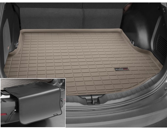 Коврик с защитой WeatherTech Beige для Toyota RAV4 (mkIV)(with tire repair kit)(trunk) 2012-2018, цена: 11 853 грн.