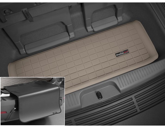Коврик с защитой WeatherTech Beige для Kia Carnival (mkII)(trunk behind 3 row) 2006-2012, цена: 11 284 грн.