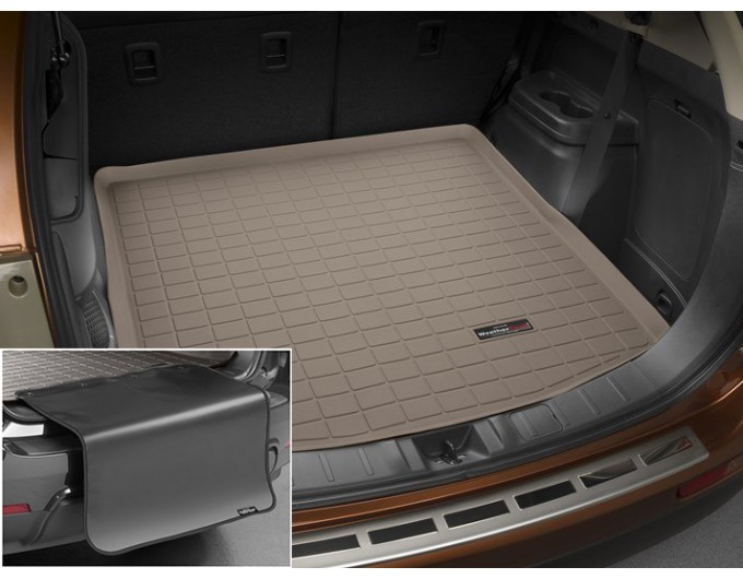 Коврик с защитой WeatherTech Beige для Mitsubishi Outlander (mkIII)(trunk behind 2 row) 2012-2021, цена: 11 853 грн.