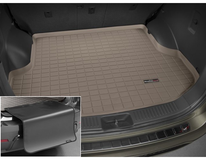 Коврик с защитой WeatherTech Beige для Kia Sorento (mkII)(2 rows)(trunk behind 2 row) 2013-2015, цена: 11 853 грн.
