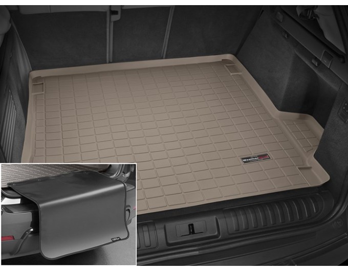 Коврик с защитой WeatherTech Beige для Land Rover Range Rover Sport (mkII)(5 seats)(trunk behind 2 row) 2013→, цена: 13 012 грн.