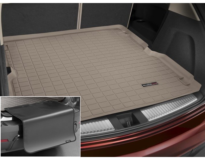 Коврик с защитой WeatherTech Beige для Acura MDX (mkIII)(trunk behind 2 row) 2014-2020, цена: 12 432 грн.