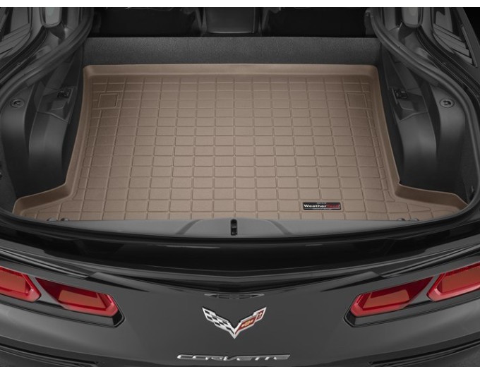 Коврик WeatherTech Beige для Chevrolet Corvette (mkVII)(coupe)(trunk) 2014-2019, цена: 7 290 грн.