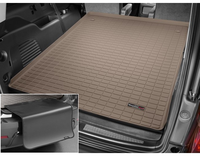 Коврик с защитой WeatherTech Beige для Cadillac Escalade ESV (mkIII); Chevrolet Suburban (mkXI)(trunk behind 2 row) 2015→, цена: 13 012 грн.