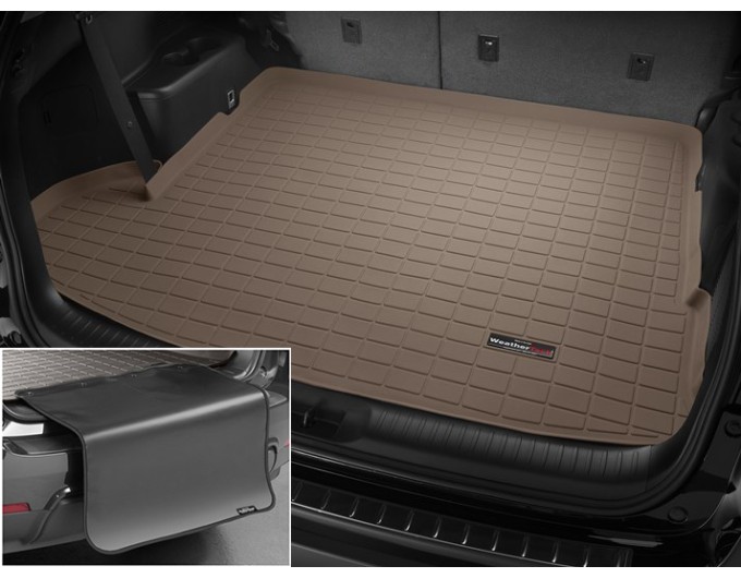 Коврик с защитой WeatherTech Beige для Toyota Highlander (mkIII)(no Vacuum System)(trunk behind 2 row) 2013-2019, цена: 12 432 грн.
