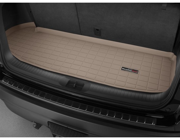 Коврик WeatherTech Beige для Toyota Highlander (mkIII)(no Vacuum System)(trunk behind 3 row) 2013-2019, цена: 5 961 грн.