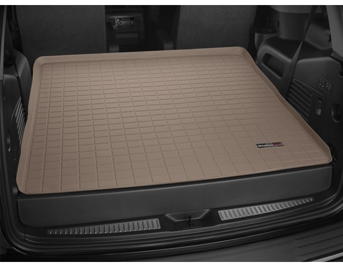 Коврик WeatherTech Beige для Cadillac Escalade (mkIV); Chevrolet Tahoe (mkIV)(3 rows)(trunk behind 2 row) 2015→, цена: 7 290 грн.