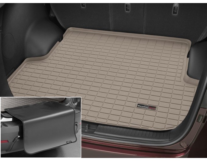 Коврик с защитой WeatherTech Beige для Kia Sorento (mkIII)(2 rows)(trunk behind 2 row) 2016→, цена: 12 432 грн.