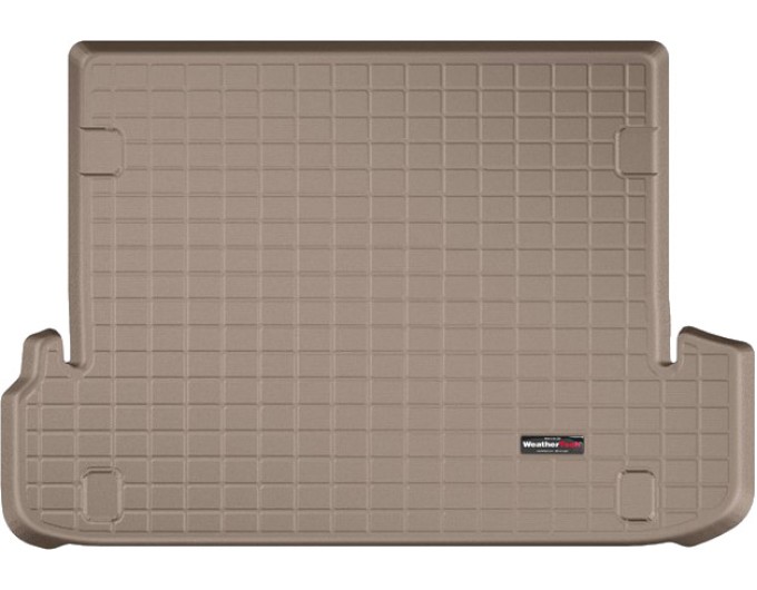 Коврик WeatherTech Beige для Toyota Land Cruiser Prado (J150)(5 door)(3 rows); Lexus GX (mkII)(dual-zone climate)(3 rows)(trunk behind 2 row) 2009→, цена: 7 290 грн.