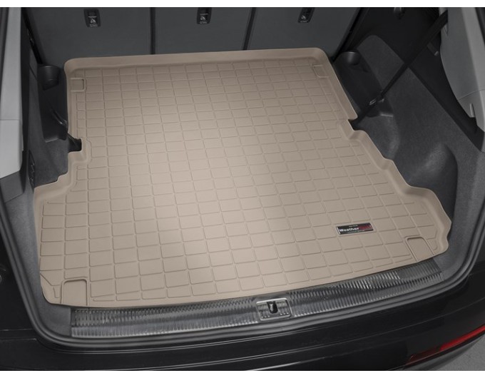 Коврик WeatherTech Beige для Audi Q7/SQ7 (mkII)(3 rows)(trunk behind 2 row) 2015→, цена: 7 290 грн.