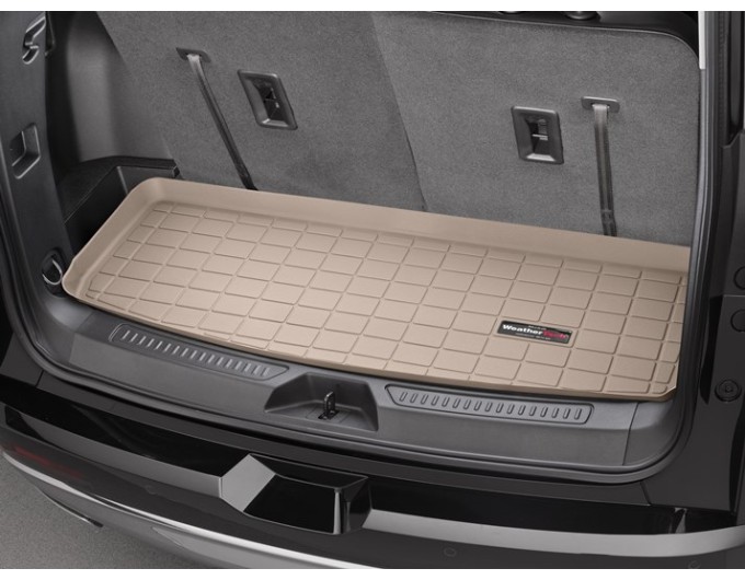 Коврик WeatherTech Beige для Cadillac XT6 (mkI)(trunk behind 3 row) 2019→; GMC Acadia (mkII)(3 rows)(not All-Terrain)(trunk behind 3 row) 2017→, цена: 5 961 грн.