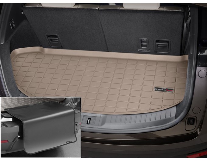 Коврик с защитой WeatherTech Beige для Mazda CX-9 (mkII)(trunk behind 3 row) 2016→, цена: 11 853 грн.