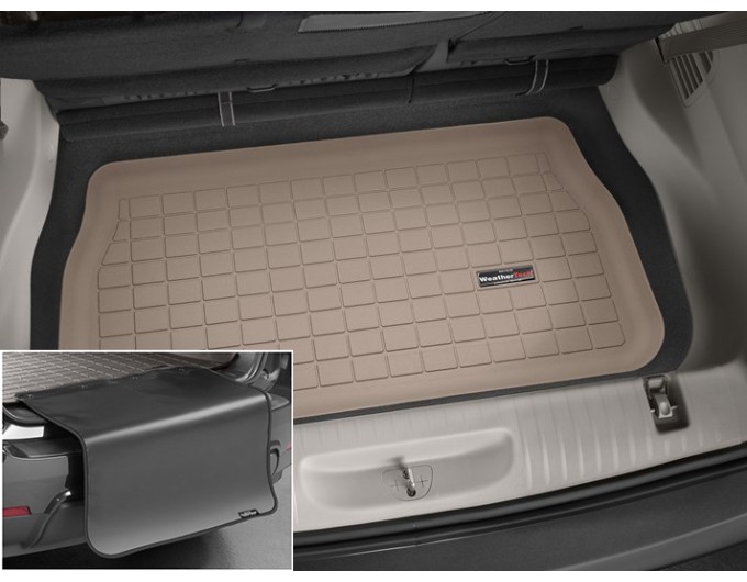 Коврик с защитой WeatherTech Beige для Chrysler Pacifica (mkII)(trunk behind 3 row) 2017→, цена: 11 284 грн.