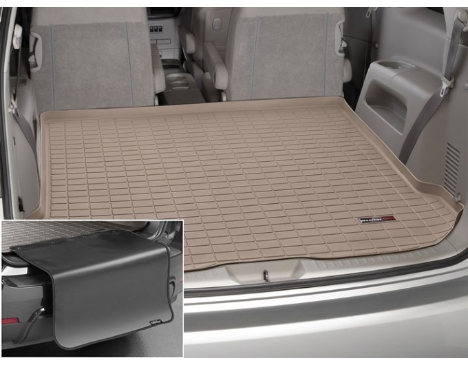 Коврик с защитой WeatherTech Beige для Nissan Quest (mkIV)(trunk behind 2 row) 2011-2017, цена: 13 012 грн.