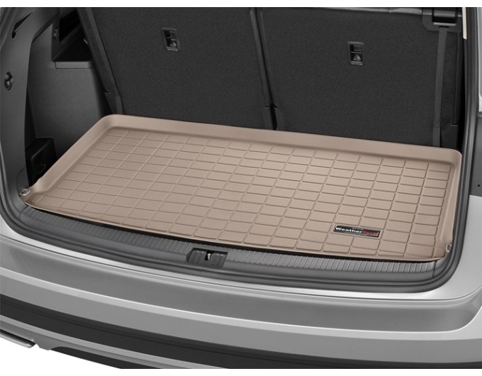 Коврик WeatherTech Beige для Volkswagen Atlas (mkI)(trunk behind 3 row) 2017→, цена: 6 625 грн.