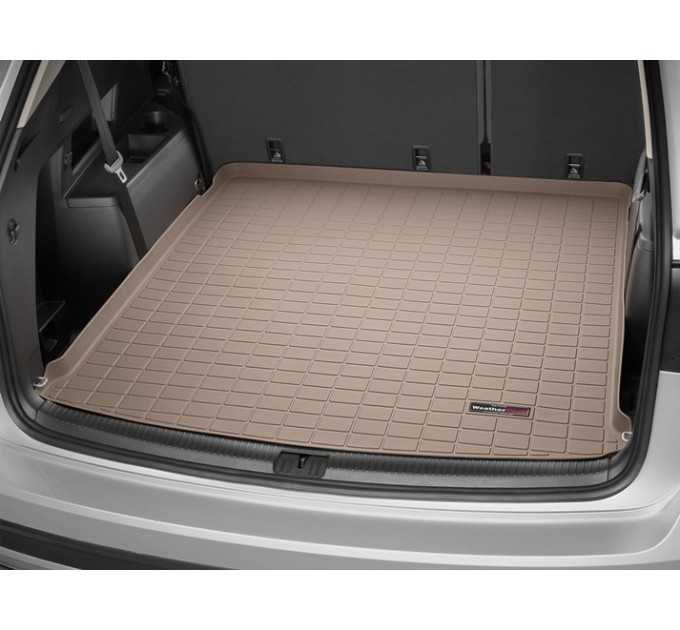 Коврик WeatherTech Beige для Volkswagen Atlas (mkI)(trunk behind 2 row) 2017→, цена: 7 255 грн.