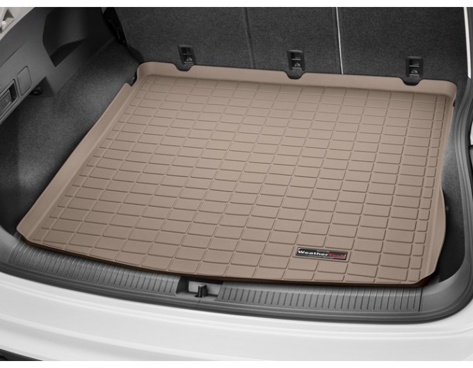 Коврик WeatherTech Beige для Volkswagen Tiguan Allspace (mkII)(5 seats)(trunk behind 2 row) 2016→, цена: 6 625 грн.