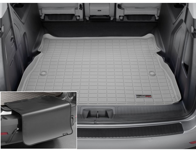 Коврик с защитой WeatherTech Grey для Honda Odyssey (mkV)(RL6)(trunk behind 2 row) 2018→, цена: 12 432 грн.