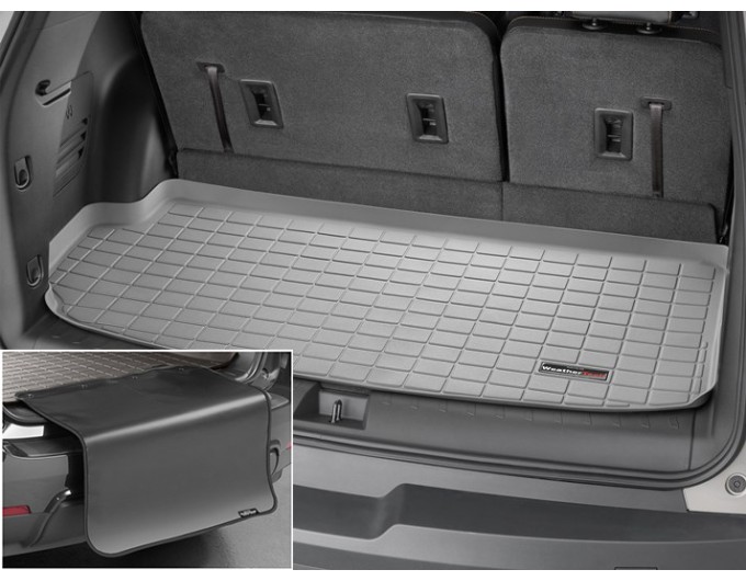 Коврик с защитой WeatherTech Grey для Chevrolet Traverse (mkII)(trunk behind 3 row) 2018→, цена: 11 853 грн.