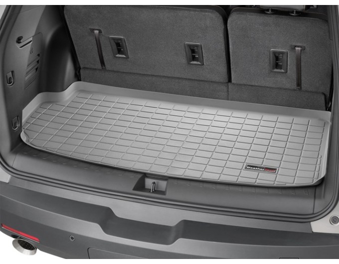 Коврик WeatherTech Grey для Chevrolet Traverse (mkII)(trunk behind 3 row) 2018→, цена: 6 625 грн.