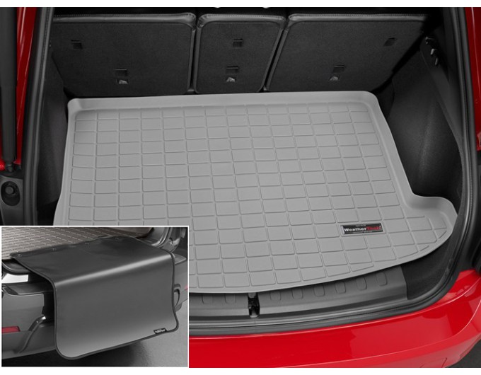 Коврик с защитой WeatherTech Grey для Mini Coutryman (mkII)(F60)(with cargo net)(trunk) 2017→, цена: 11 853 грн.