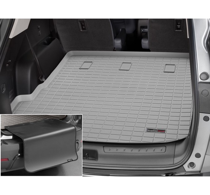 Килимок из захистом WeatherTech Grey для Buick Enclave (mkII)(trunk behind 2 row) 2018→, ціна: 12 432 грн.