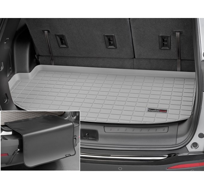 Килимок из захистом WeatherTech Grey для Buick Enclave (mkII)(trunk behind 3 row) 2018→, ціна: 11 121 грн.