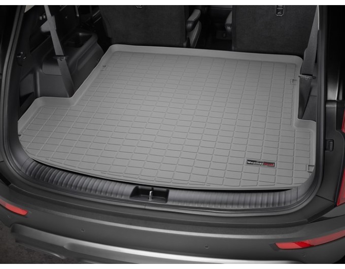 Коврик WeatherTech Grey для Kia Telluride (mkI)(trunk behind 2 row) 2020→, цена: 7 290 грн.