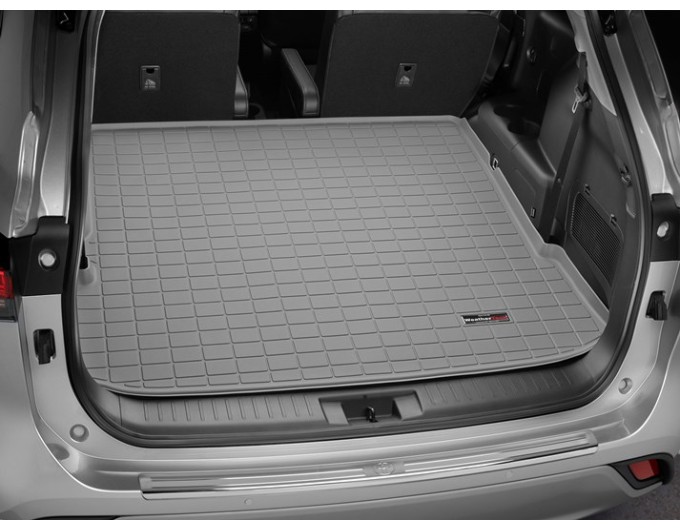Коврик WeatherTech Grey для Toyota Highlander (mkIV)(trunk behind 2 row) 2019→, цена: 7 732 грн.
