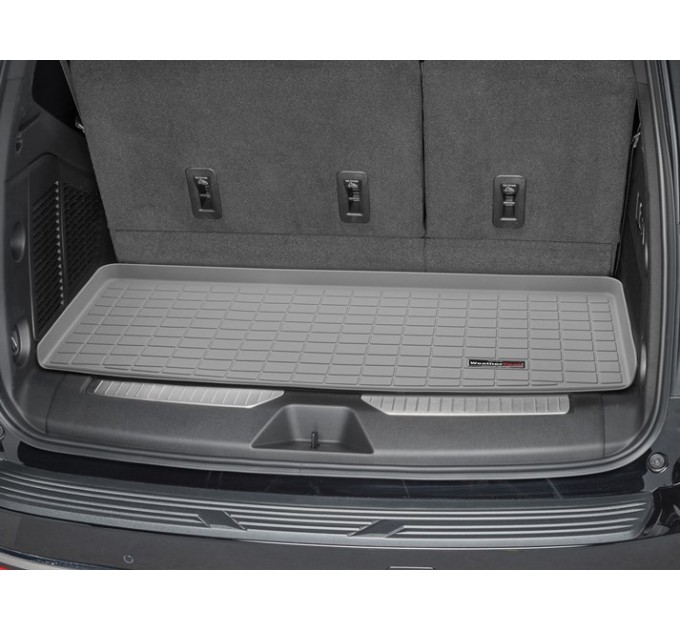 Коврик Weathertech Grey для Cadillac Escalade (mkV); Chevrolet Tahoe (mkV); GMC Yukon (mkV)(trunk behind 2 row) 2021→, ціна: 6 216 грн.