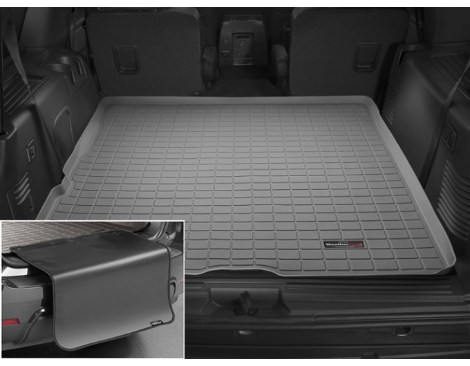 Коврик с защитой WeatherTech Grey для Ford Expedition; Lincoln Navigator (mkII-mkIII)(trunk behind 2 row) 2003-2017, цена: 13 012 грн.