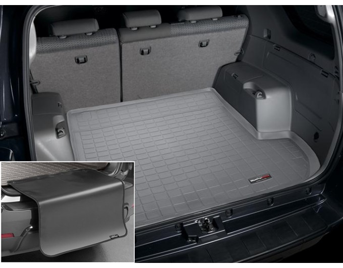 Коврик с защитой WeatherTech Grey для Toyota 4Runner (mkIV)(2 rows)(no Double Decker System)(trunk behind 2 row) 2002-2009, цена: 11 853 грн.