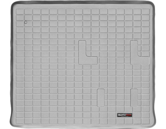 Коврик WeatherTech Grey для Hummer H2 (mkI)(3 row - 1 seat or no 3 row)(external spare tire)(trunk) 2003-2010, цена: 7 290 грн.