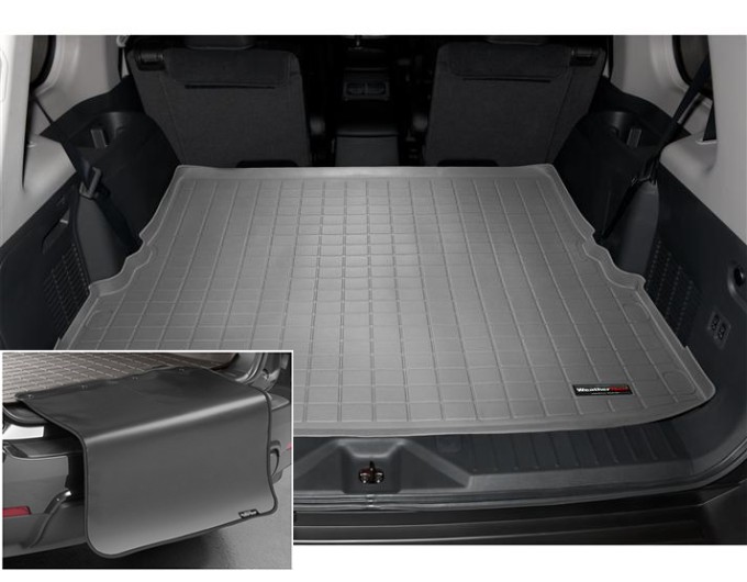 Коврик с защитой WeatherTech Grey для Infiniti QX56 (mkI) 2004-2010; Nissan Armada (mkI)(trunk behind 2 row) 2004-2016, цена: 13 012 грн.