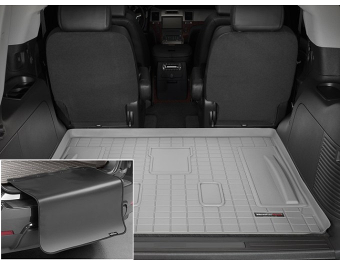 Коврик с защитой WeatherTech Grey для Cadillac Escalade (mkIII); Chevrolet Tahoe (mkIII)(3 rows)(trunk behind 2 row) 2007-2014, цена: 13 012 грн.