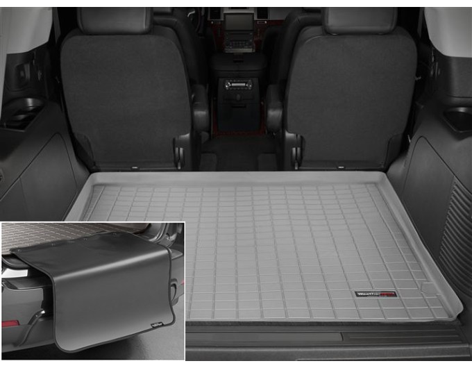 Коврик с защитой WeatherTech Grey для Chevrolet Tahoe; GMC Yukon (mkIII)(2 rows)(trunk behind 2 row) 2007-2014, цена: 12 432 грн.