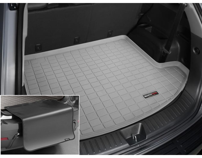 Коврик с защитой WeatherTech Grey для Kia Carens (mkII)(trunk behind 2 row) 2006-2010, цена: 11 853 грн.