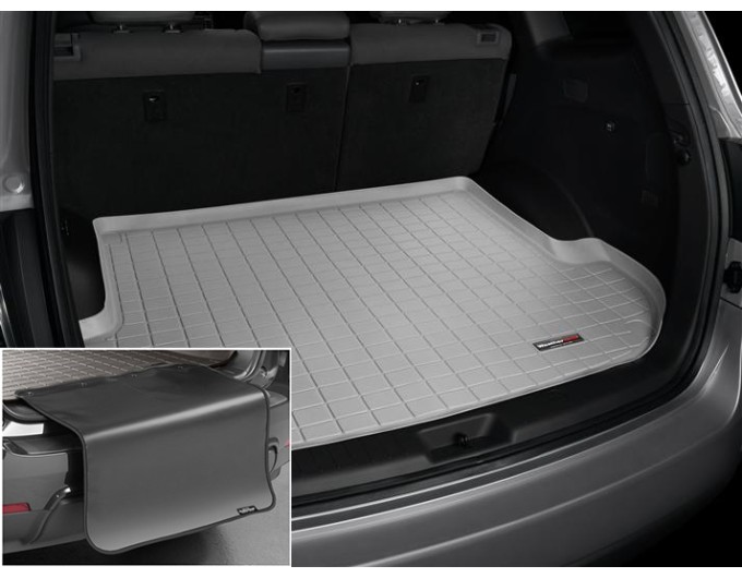 Коврик с защитой WeatherTech Grey для Hyundai Santa Fe (mkII)(2 rows)(trunk behind 2 row) 2007-2012, цена: 12 432 грн.