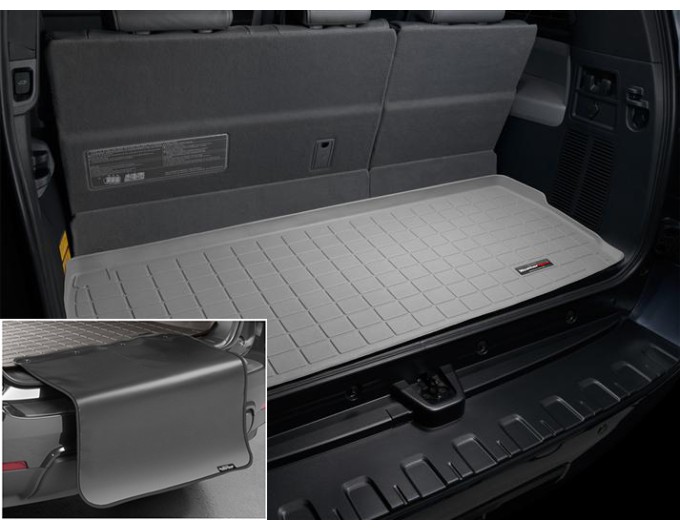 Коврик с защитой WeatherTech Grey для Toyota Sequoia (mkII)(trunk behind 3 row) 2007-2022, цена: 11 853 грн.