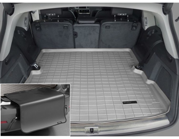 Коврик с защитой WeatherTech Grey для Audi Q7 (mkI)(trunk behind 2 row) 2005-2015, цена: 12 432 грн.