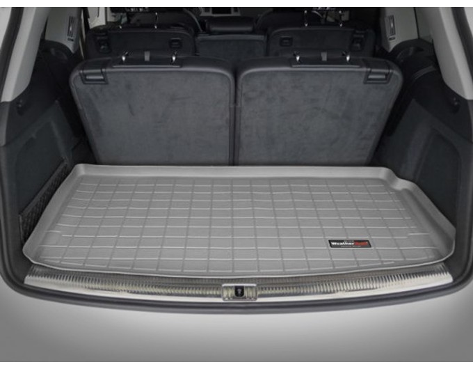 Коврик WeatherTech Grey для Audi Q7 (mkI)(trunk behind 3 row) 2005-2015, цена: 6 625 грн.