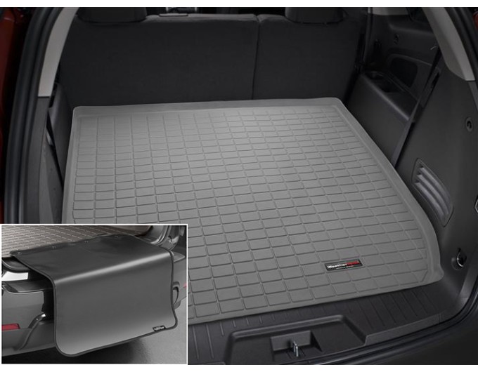 Коврик с защитой WeatherTech Grey для Chevrolet Traverse; Buick Enclave (mkI)(trunk behind 2 row) 2008-2017, цена: 12 432 грн.